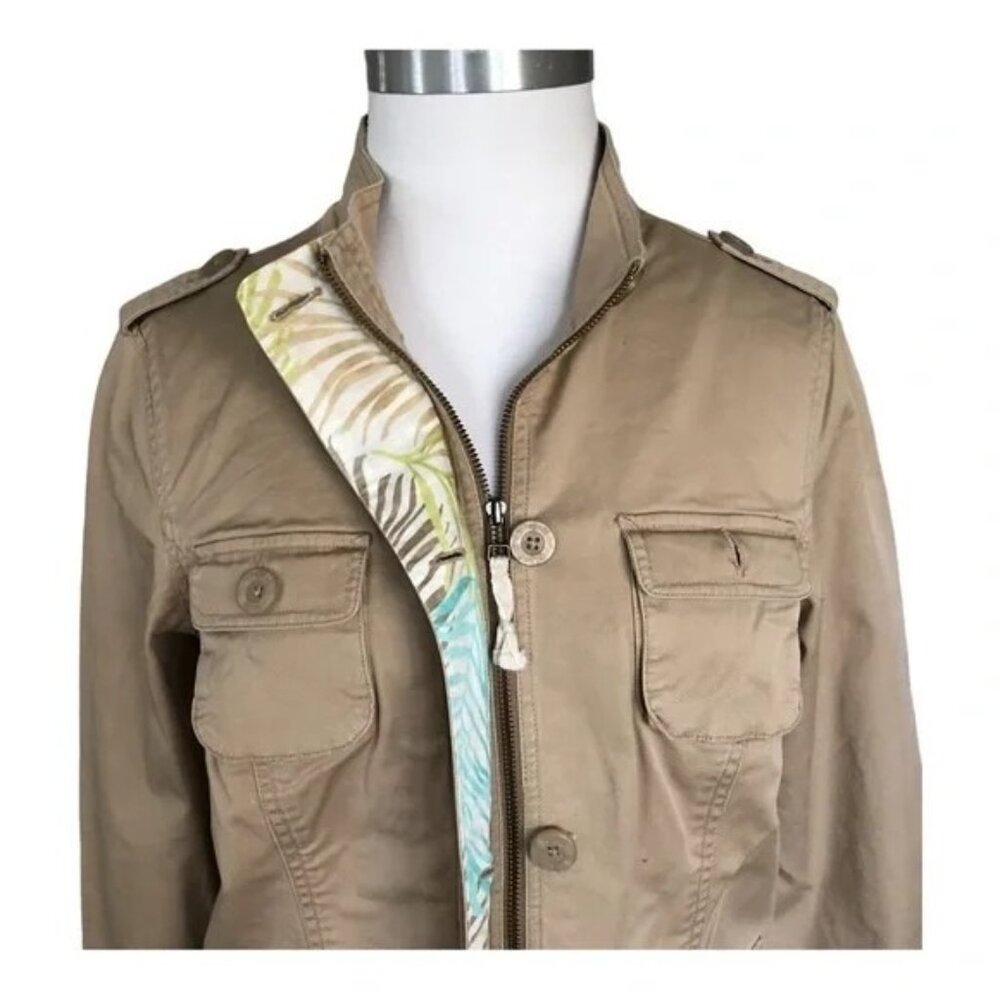 Vineyard Vines Khaki Cargo Pocket Utility Jacket - Picture 2 of 7